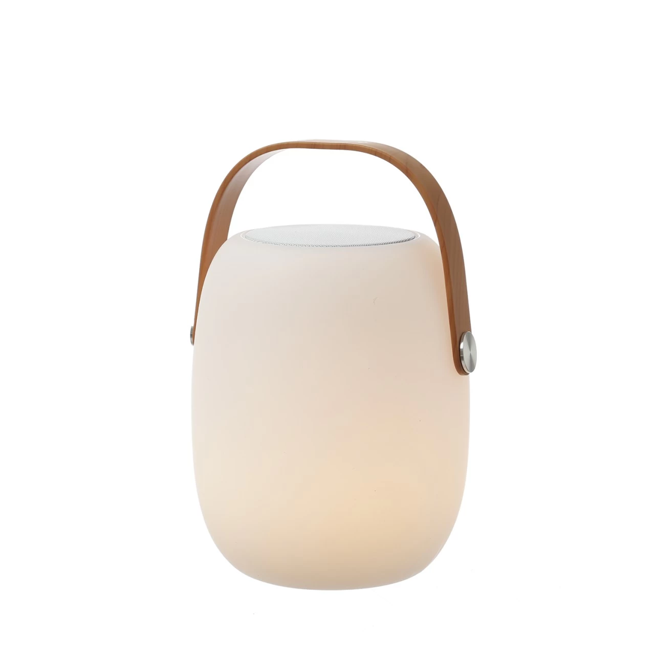 LED Tischleuchte Mit Lautsprecher - Bluetooth - 6 Warmweiße LED - H: 27cm - Für Garten, Balkon 7 LED Tischleuchte Mit Lautsprecher - Bluetooth - 6 Warmweiße LED - H: 27cm - Für Garten, Balkon – Bild 7