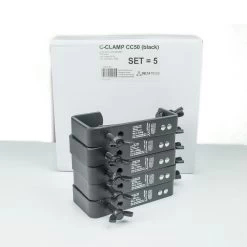 Theaterhaken 50kg Set CC-50 Schwarz (5 Stück) - Montagehaken Mit Schutzlippe - Bis 50kg | DELTATRUSS -Abenteuer Verkauf IMG 5130 1280x1280