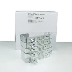 Theaterhaken 50kg Set CC-50 Silber (5 Stück) - Montagehaken Mit Schutzlippe - Bis 50kg | DELTATRUSS -Abenteuer Verkauf IMG 5132 1280x1280