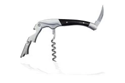 RADOLEO® Kellnermesser EBONY - Korkenzieher & Weinöffner | Profi Sommeliermesser & Flaschenöffner -Abenteuer Verkauf Kellnermesser Upright Single Schwarz 1280x1280