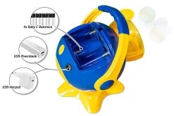 HOLLYHOPPER® Seifenblasenmaschinen Set Mit 1L Qualitäts-Fluid, 2x Fang-Kescher -Abenteuer Verkauf Seifenblasenmaschinen Set 3 1280x1280