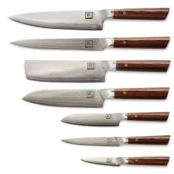 ZAYIKO Damastmesser KASSHOKU "Chefmesser" - Pakkaholz - VG-10 Stahlkern -Abenteuer Verkauf ZAYIKO damastmesser kochmesser chefmesser damastener stahl grill experte 06 1280x1280