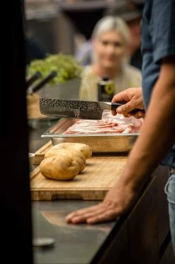 ZAYIKO Damastmesser "OLIVE Kleines Santoku" - 12cm Klinge - Griff: Olivenholz - VG-10 Stahlkern -Abenteuer Verkauf Zayiko damast messer nakirimesser grill experte damaststah4VlLHbcSSEJkJI 1280x1280