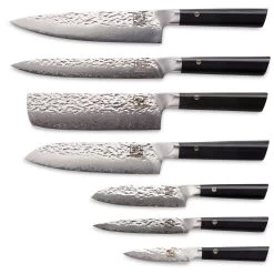 ZAYIKO Damastmesser "KURO Santokumesser" - 17,7cm Klinge - Griff: Pakkaholz - VG-10 Stahlkern -Abenteuer Verkauf Zayiko santokumesser damast stahl grill experte 8 1280x1280