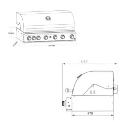 ALLGRILL TOP-LINE CHEF XL - BUILT-IN Mit Air System -Abenteuer Verkauf allgrill einbaugrill gasgrill 100939 123M7A0A0NtDzas 1280x1280