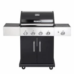 ALLGRILL IMPULS Schwarz - 4 Brenner + Steakzone