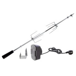 ALLGRILL Grillspieß Mit Motor 230V - L: 74cm - Für Gasgrill CHEF M U. Allrounder M
