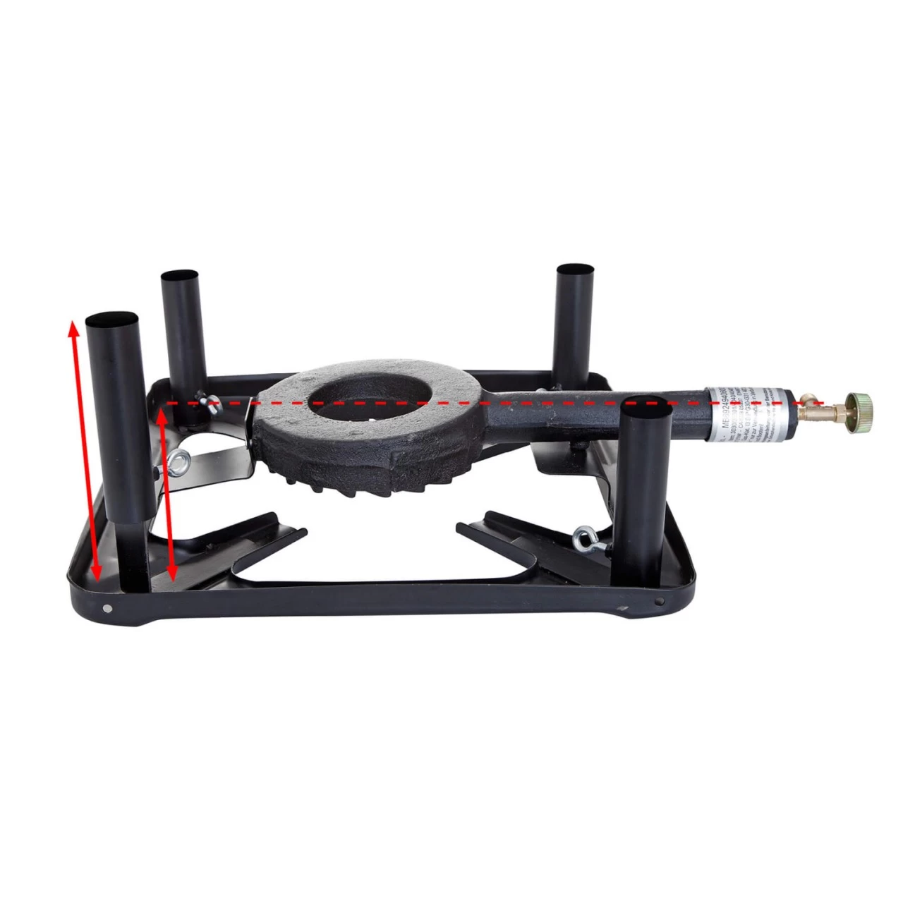 Hockerkocher (groß) - 40 X 40 X 14cm - Zündsicherung - Höhenverstellbar 2 Hockerkocher (groß) - 40 X 40 X 14cm - Zündsicherung - Höhenverstellbar – Bild 2