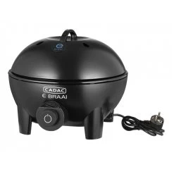 CADAC E-BRAAI 40 Schwarz - Elektro Tischgrill Mit Stufenloser Regelung Und Thermosensor