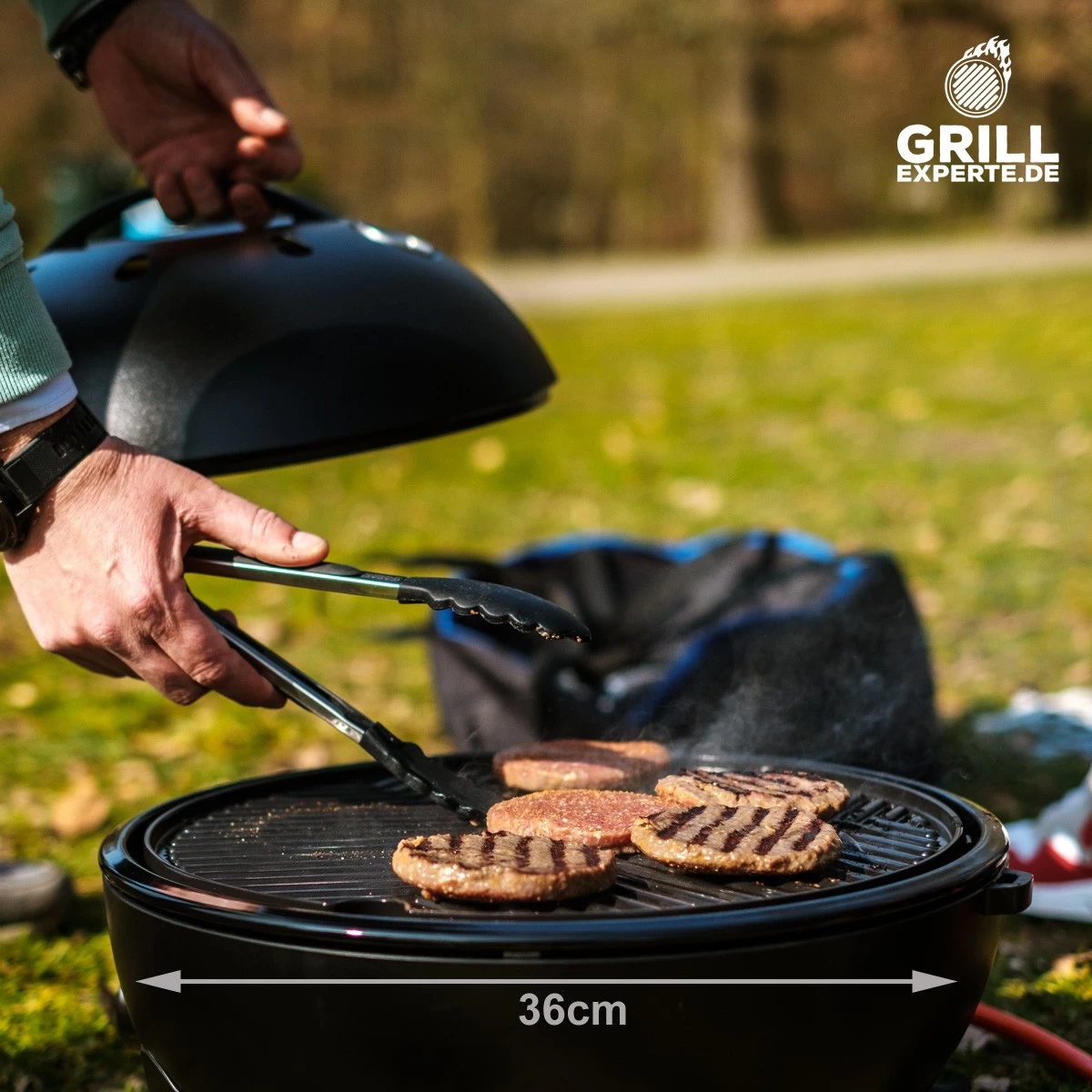 CADAC Grillrost - 36cm - Für CITI CHEF 40 Und GRILLO CHEF - Antihaftbeschichtet 4 CADAC Grillrost - 36cm - Für CITI CHEF 40 Und GRILLO CHEF - Antihaftbeschichtet – Bild 4