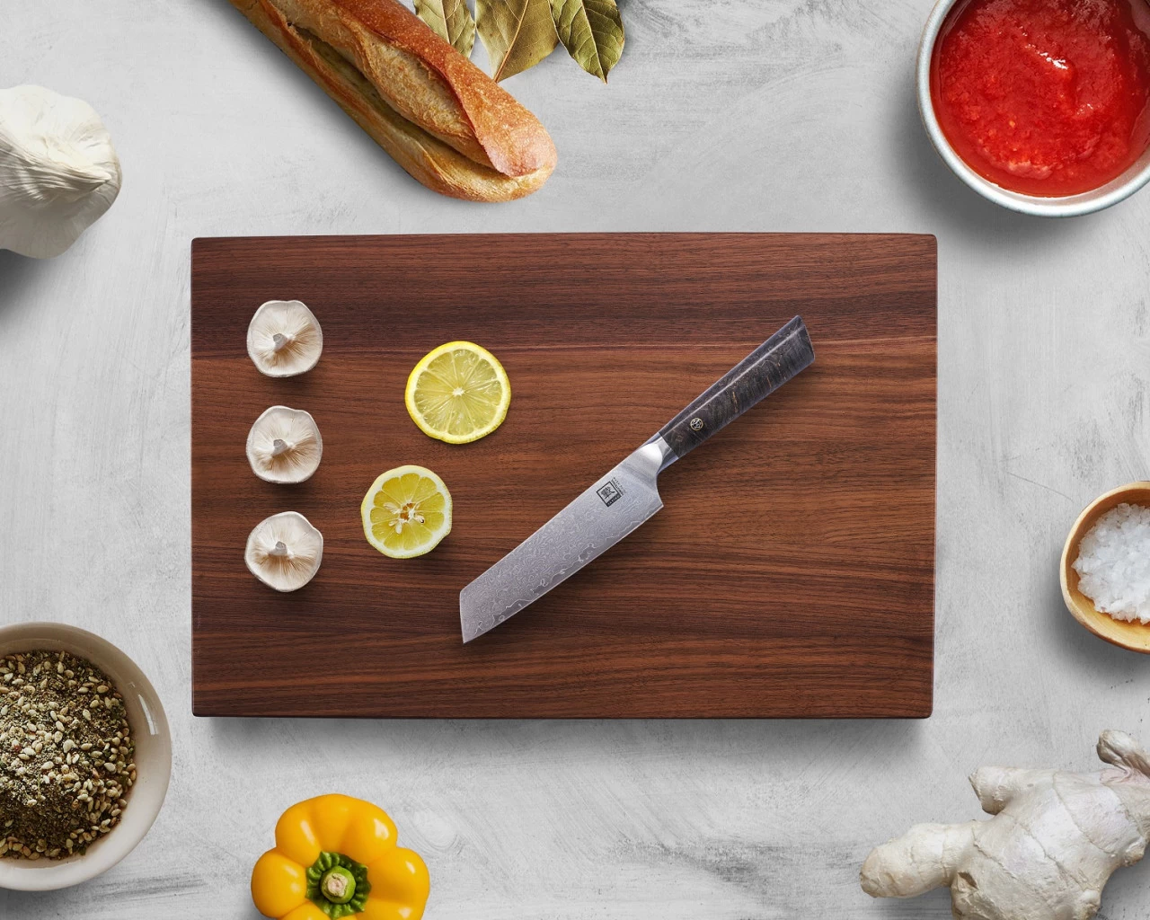 ZAYIKO Damastmesser DAITO PROFI LINE "Allzweckmesser" - Ahornholz - VG-10 Stahlkern 8 ZAYIKO Damastmesser DAITO PROFI LINE "Allzweckmesser" - Ahornholz - VG-10 Stahlkern – Bild 8