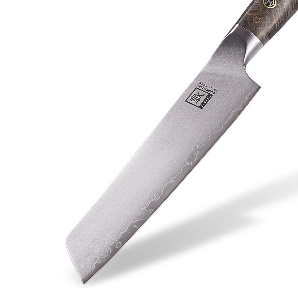 ZAYIKO Damastmesser DAITO PROFI LINE "Allzweckmesser" - Ahornholz - VG-10 Stahlkern 2 ZAYIKO Damastmesser DAITO PROFI LINE "Allzweckmesser" - Ahornholz - VG-10 Stahlkern – Bild 2