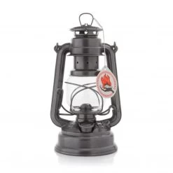 Feuerhand Sturmlaterne 276 Sparkling Iron Incl. Docht