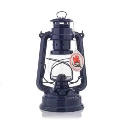 Feuerhand Sturmlaterne 276 Kobaltblau Incl. Docht