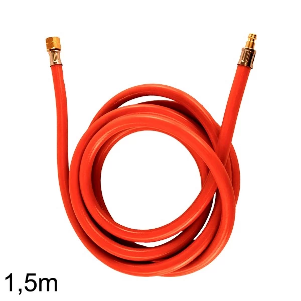 150cm Gasschlauch Für Die Außensteckdose - Schnellkupplung Auf 1/4" Linksgewinde Innen 1 150cm Gasschlauch Für Die Außensteckdose - Schnellkupplung Auf 1/4" Linksgewinde Innen