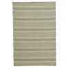 Outdoor Teppich Streifen - Polypropylen - L: 1,8m - B: 1,2m - Für Garten, Terrasse, Balkon - Beige