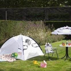 Spielzelt Zebra MARTY - Igluzelt Für Kinder - Polyester - L: 1,20m - H: 80cm - Weiß, Schwarz -Abenteuer Verkauf kaemingk zelt zebra 841199 04LbzNgO5CuSvam 1280x1280