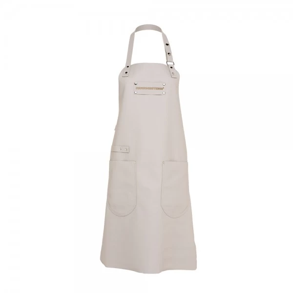 Feuermeisterin Premium Leder Back- Und Kochschürze Grau Mit 2 Taschen 1 Feuermeisterin Premium Leder Back- Und Kochschürze Grau Mit 2 Taschen