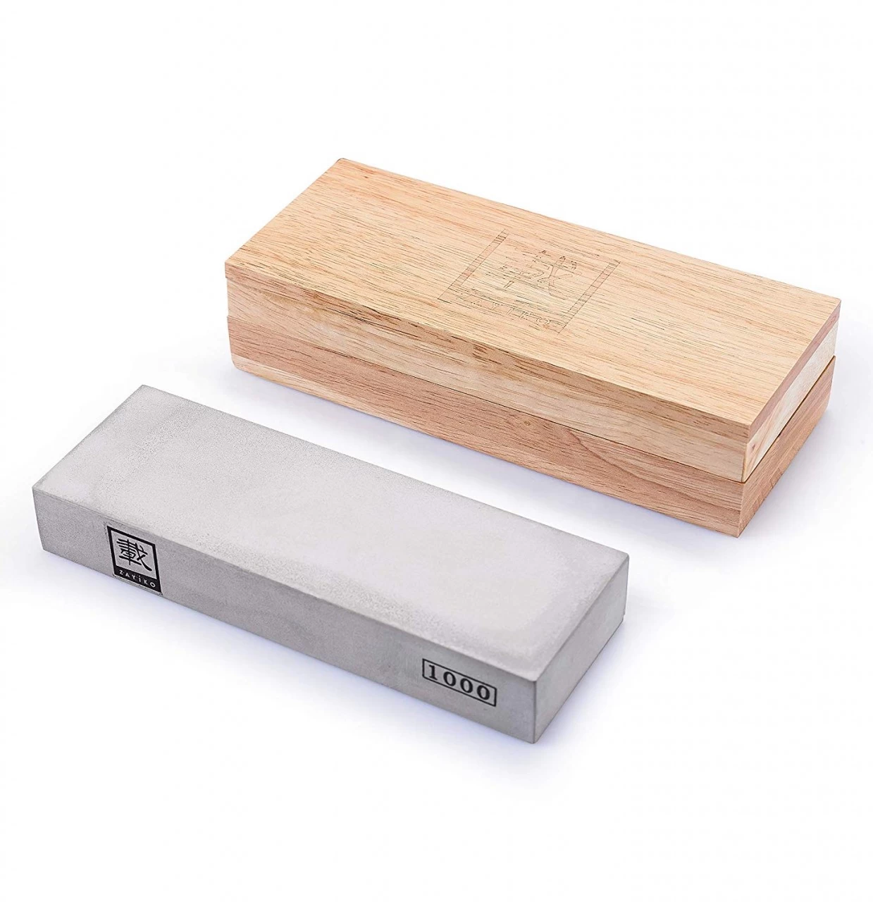 ZAYIKO Messer Schleifstein - Körnung 1000 - Wasser- Oder Ölschleifen - Für Den Feinschliff 3 ZAYIKO Messer Schleifstein - Körnung 1000 - Wasser- Oder Ölschleifen - Für Den Feinschliff – Bild 3