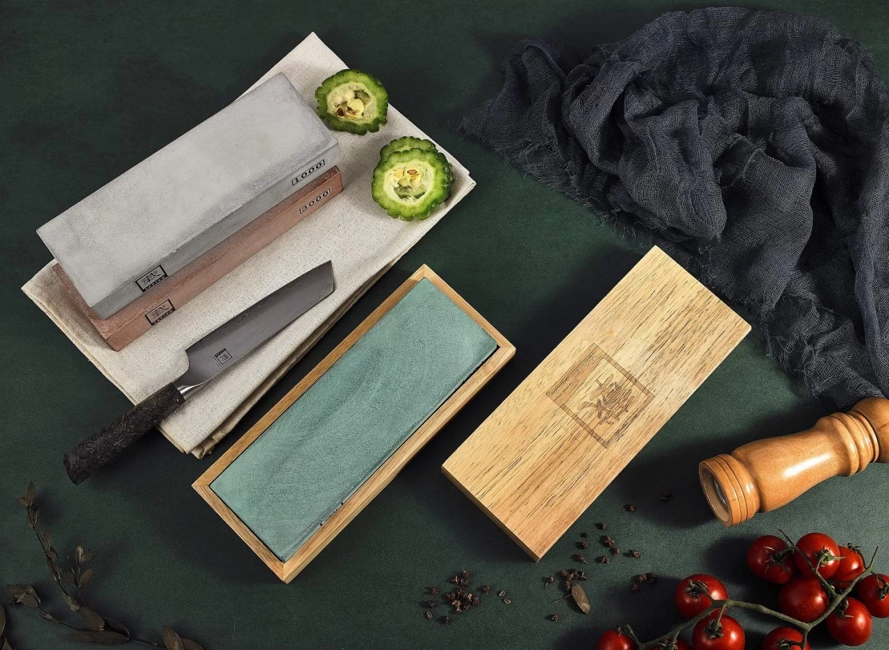 ZAYIKO Messer Schleifstein - Körnung 1000 - Wasser- Oder Ölschleifen - Für Den Feinschliff 6 ZAYIKO Messer Schleifstein - Körnung 1000 - Wasser- Oder Ölschleifen - Für Den Feinschliff – Bild 6