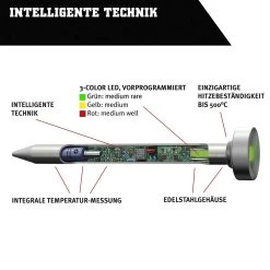 STEAK CHAMP Thermometer - LED Anzeige - Garen Auf Den Punkt! -Abenteuer Verkauf steak champ fleischthermometer 3c black 069Rd9x9cIY7Lbp 1280x1280