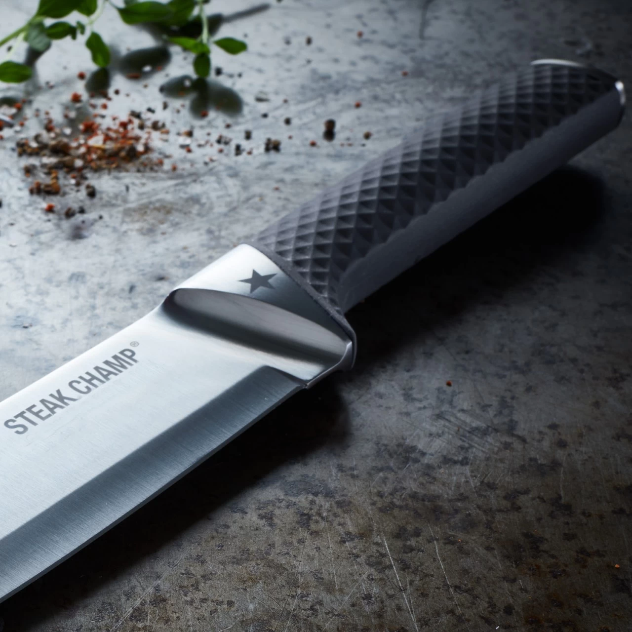 STEAK CHAMP Kochmesser BBQ-PRO - 36cm - Ocean Bound Plastic Griff 5 STEAK CHAMP Kochmesser BBQ-PRO - 36cm - Ocean Bound Plastic Griff – Bild 5