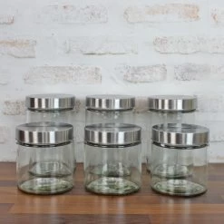 Vorratsdose S Und M - Vorratsglas Mit Edelstahldeckel - 0,85/1,25 Liter - 3xS - 3xM - 6er Set 10 Vorratsdose S Und M - Vorratsglas Mit Edelstahldeckel - 0,85/1,25 Liter - 3xS - 3xM - 6er Set -Abenteuer Verkauf vorratsbehaelter glas 6S Setq6cN3kYmAc7DA 1280x1280